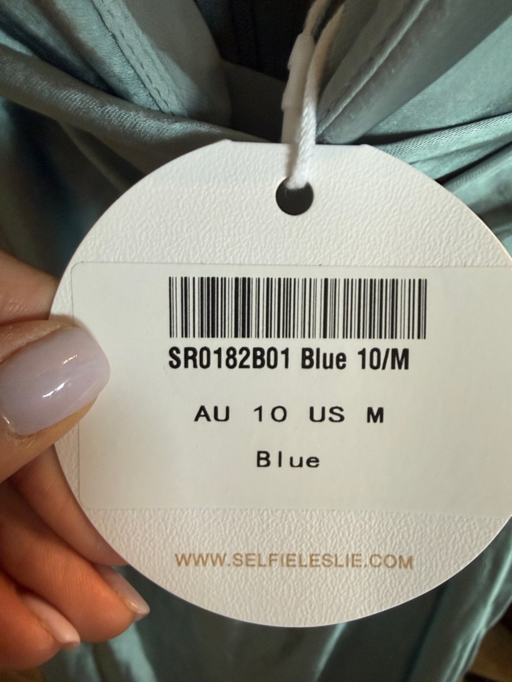 Selfie Leslie Ma Jolie Strapless Midi Dress Blue - Picture 8 of 8